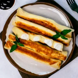 Sweet Cheese Crepes